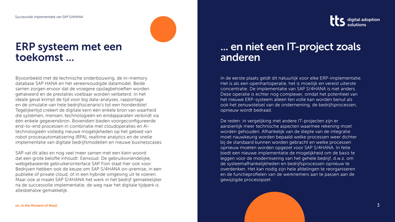 SAP S/4HANA: ERP systeem met een toekomst ... en niet een IT-project zoals anderen