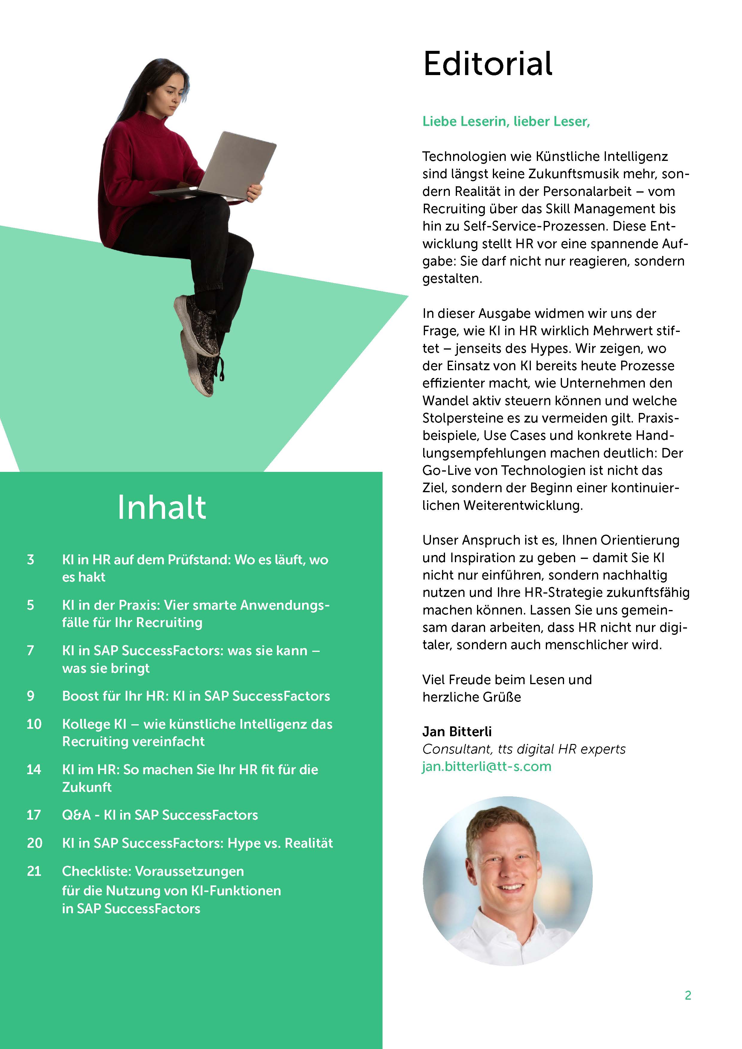 Digital HR Magazin KI in HR Seite 2