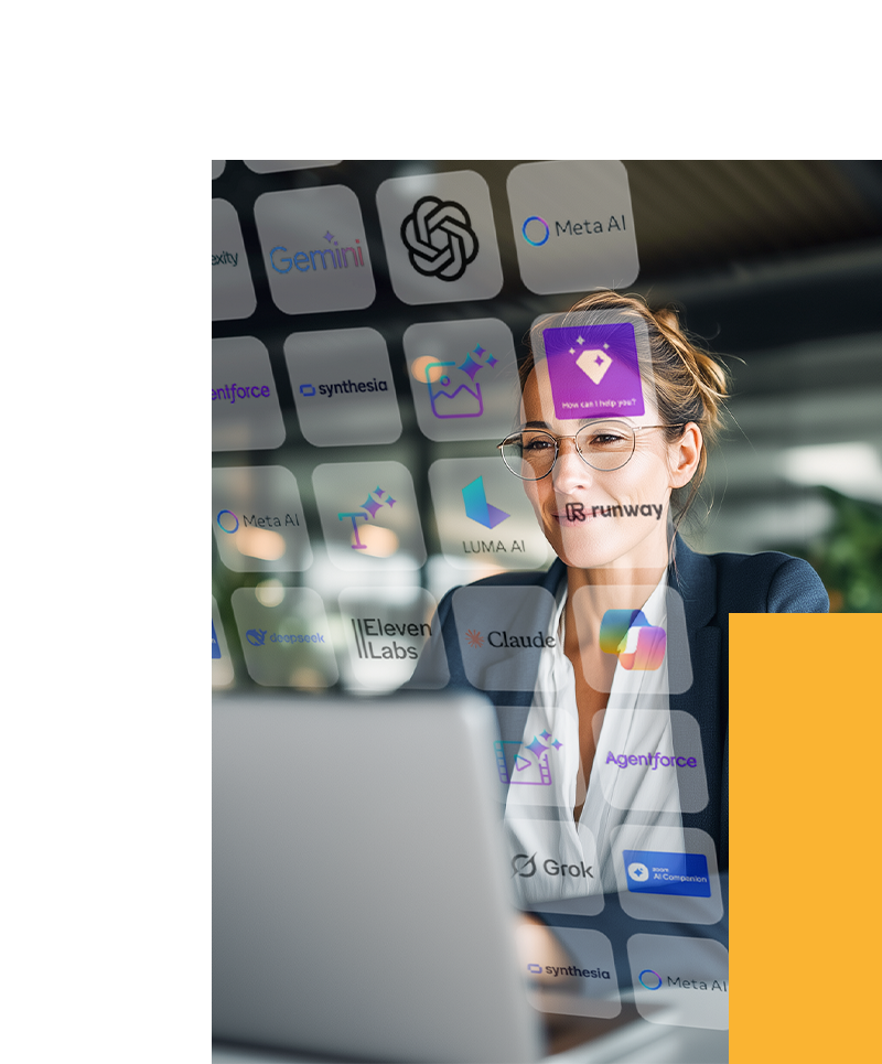 Wir verbinden bewährte Methoden aus Change und Learning mit KI-gestützten Lösungen