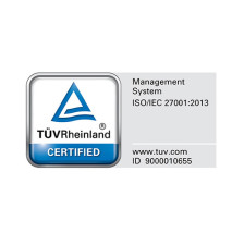 tts certified to ISO/IEC 27001