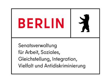 Logo of the Berlin Senate Administration for various social services.