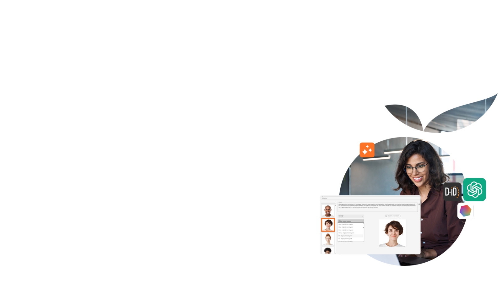 tts performance suite powered by AI
